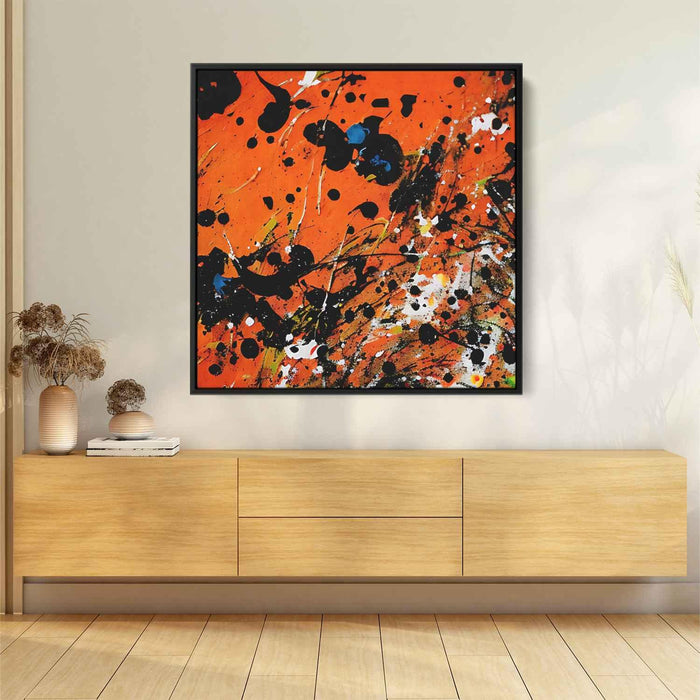 Orange Abstract Splatter #026 - Kanvah