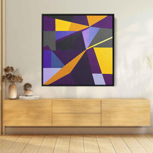 Purple Geometric Abstract #009 - Kanvah