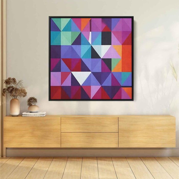 Purple Geometric Abstract #010 - Kanvah