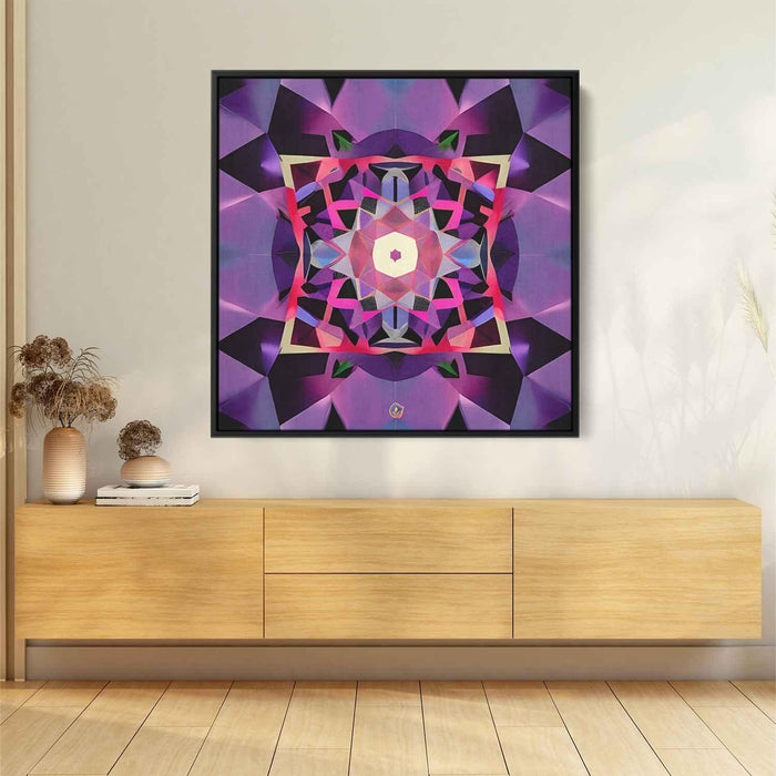 Purple Geometric Abstract #014 - Kanvah