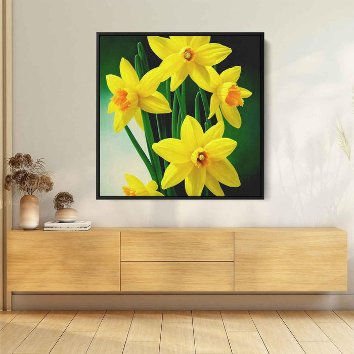 Realistic Oil Daffodils #002 - Kanvah