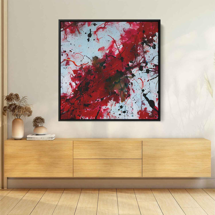 Red Abstract Splatter #002 - Kanvah