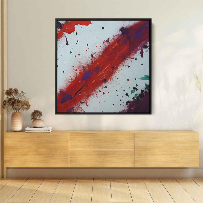 Red Abstract Splatter #006 - Kanvah
