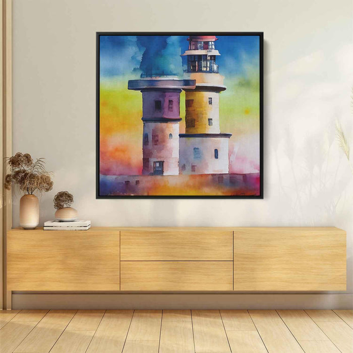 Watercolor Lighthouse #002 - Kanvah