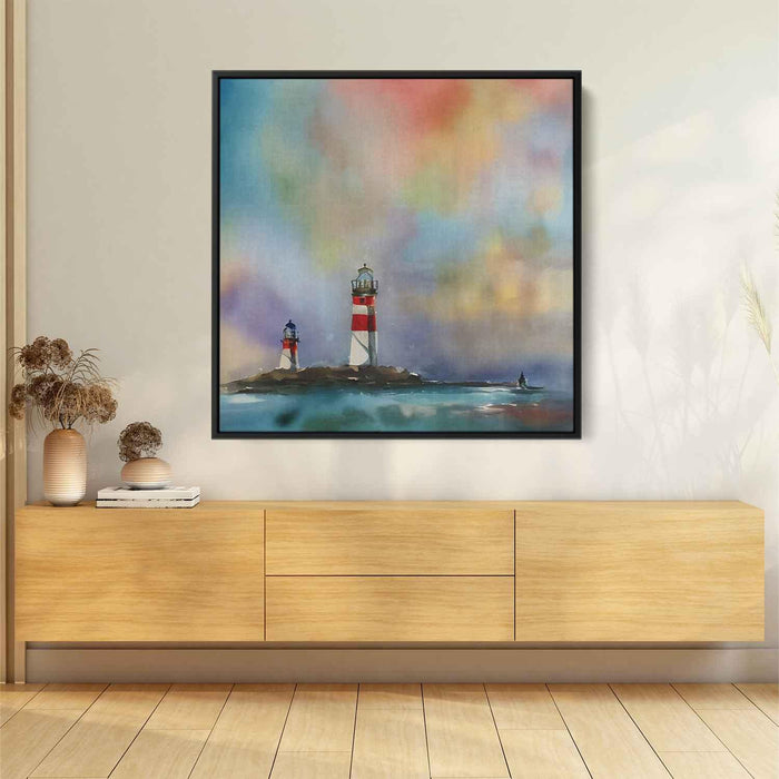 Watercolor Lighthouse #018 - Kanvah