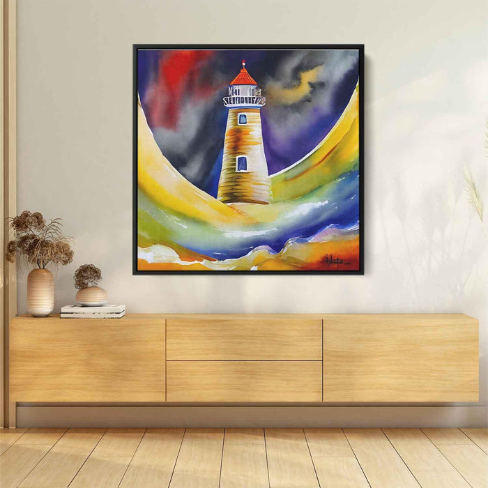 Watercolor Lighthouse #044 - Kanvah