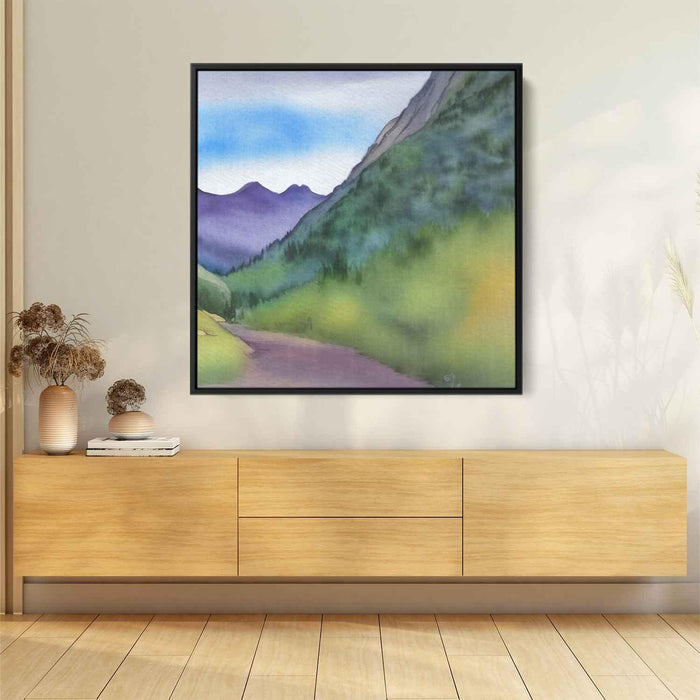 Watercolor Mountain #012 - Kanvah