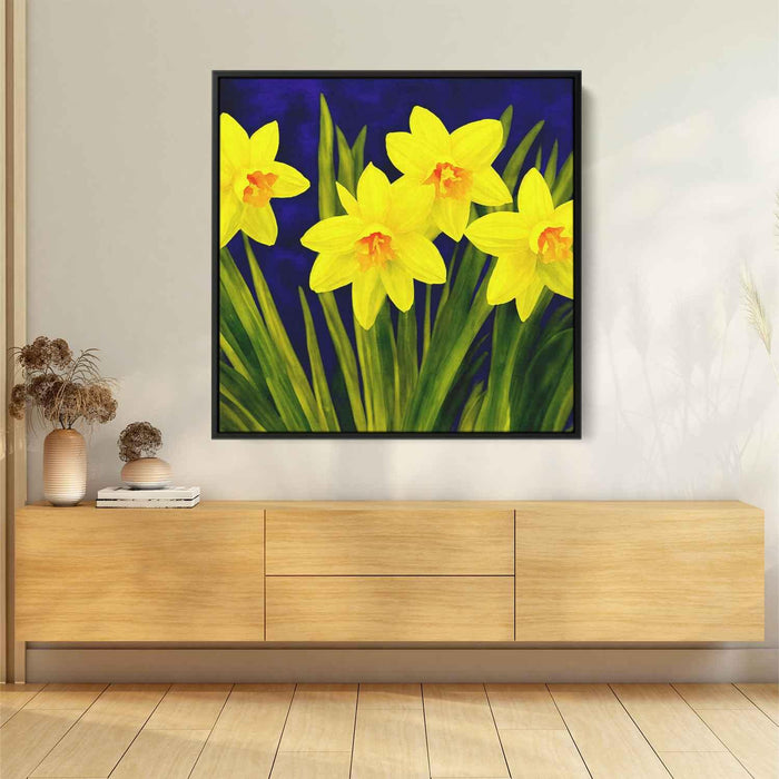 Watercolor Daffodils #006 - Kanvah