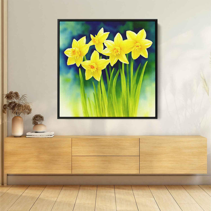 Watercolor Daffodils #010 - Kanvah
