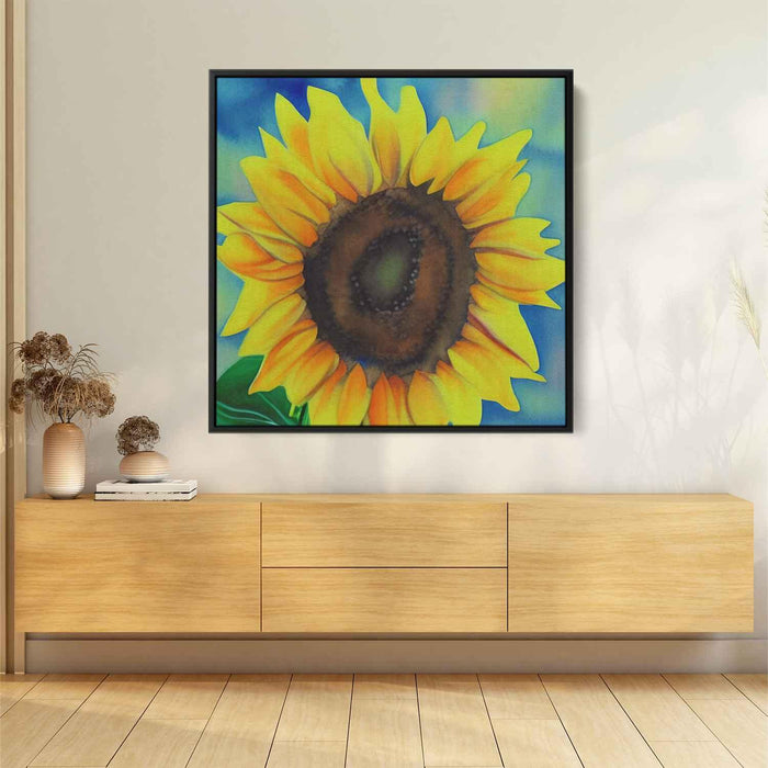 Watercolor Sunflower #004 - Kanvah