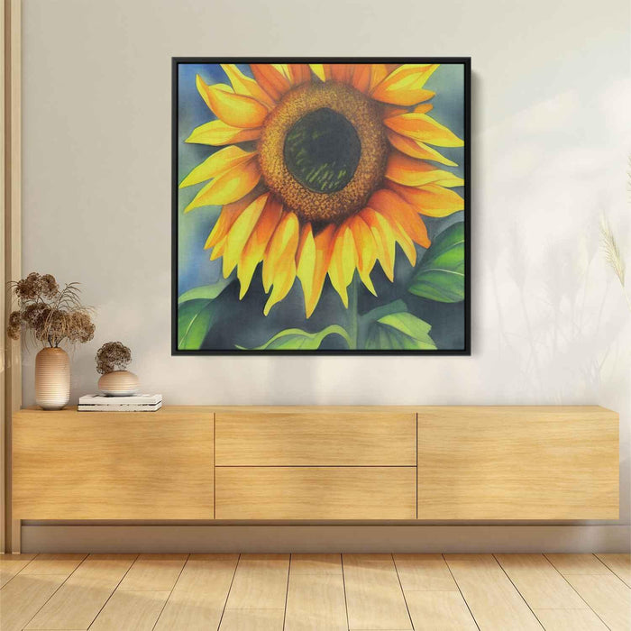 Watercolor Sunflower #008 - Kanvah