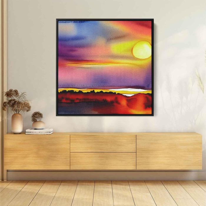 Watercolor Sunset #010 - Kanvah