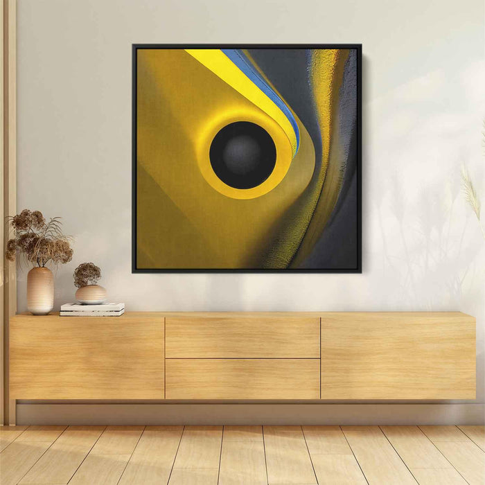 Yellow Abstract Print #004 - Kanvah