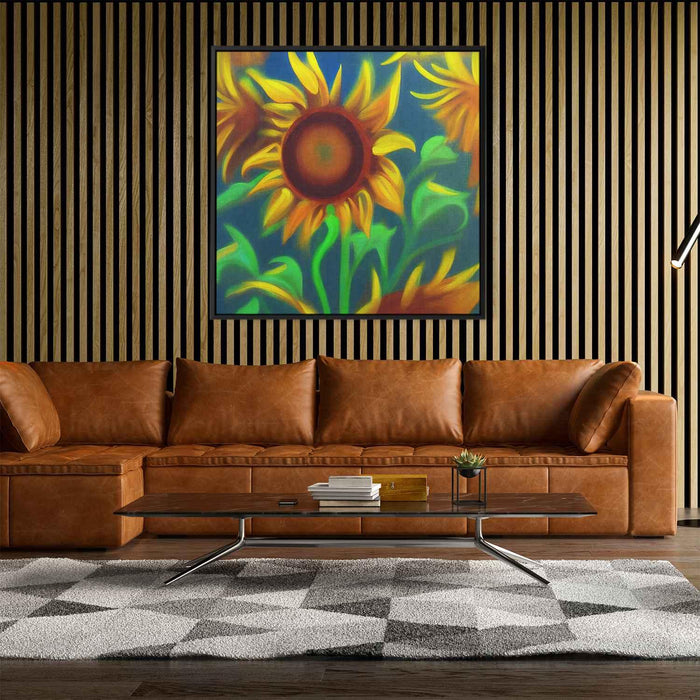 Abstract Sunflower #006 - Kanvah