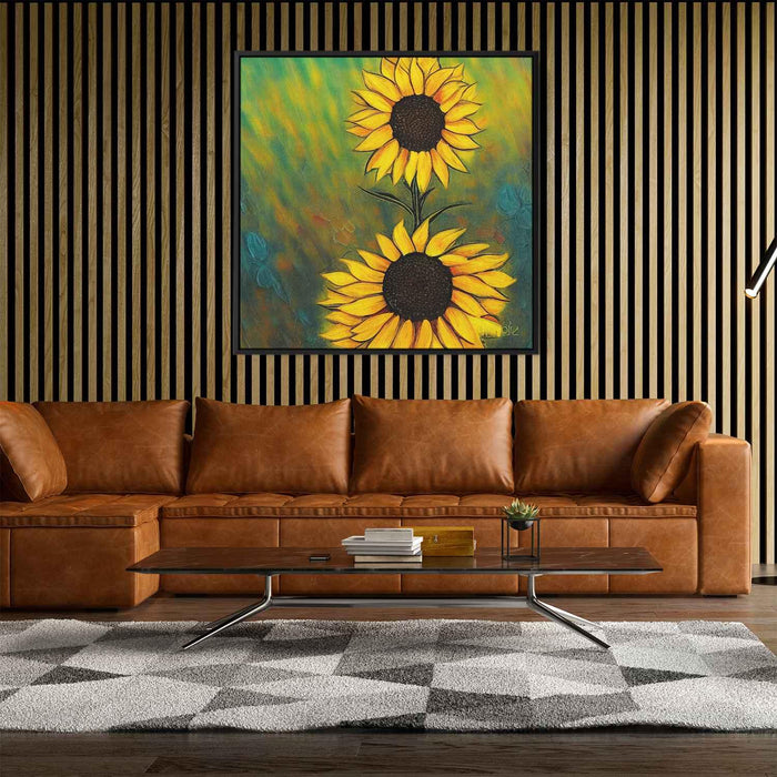 Abstract Sunflower #014 - Kanvah