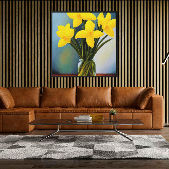 Contemporary Oil Daffodils #002 - Kanvah