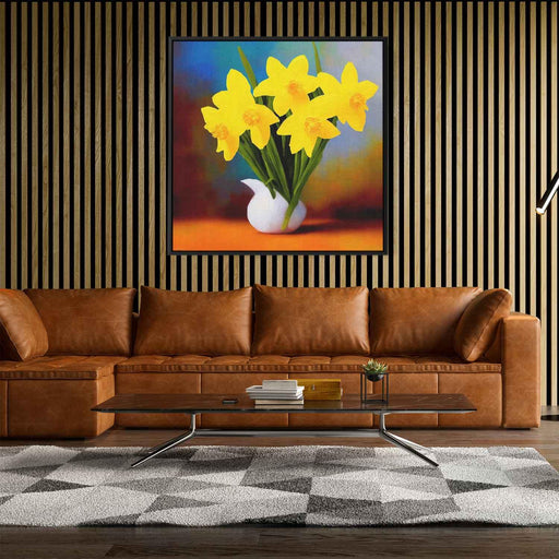 Contemporary Oil Daffodils #004 - Kanvah