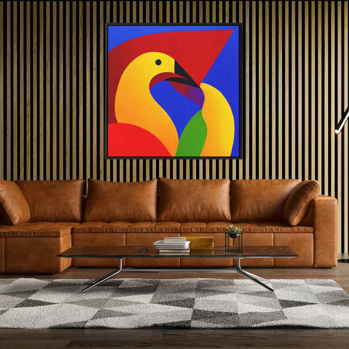 Cubist Oil Birds of Paradise #006 - Kanvah