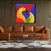 Cubist Oil Birds of Paradise #006 - Kanvah