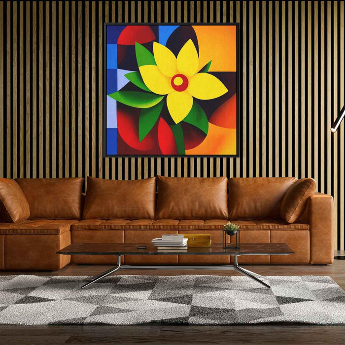 Cubist Oil Daffodils #006 - Kanvah