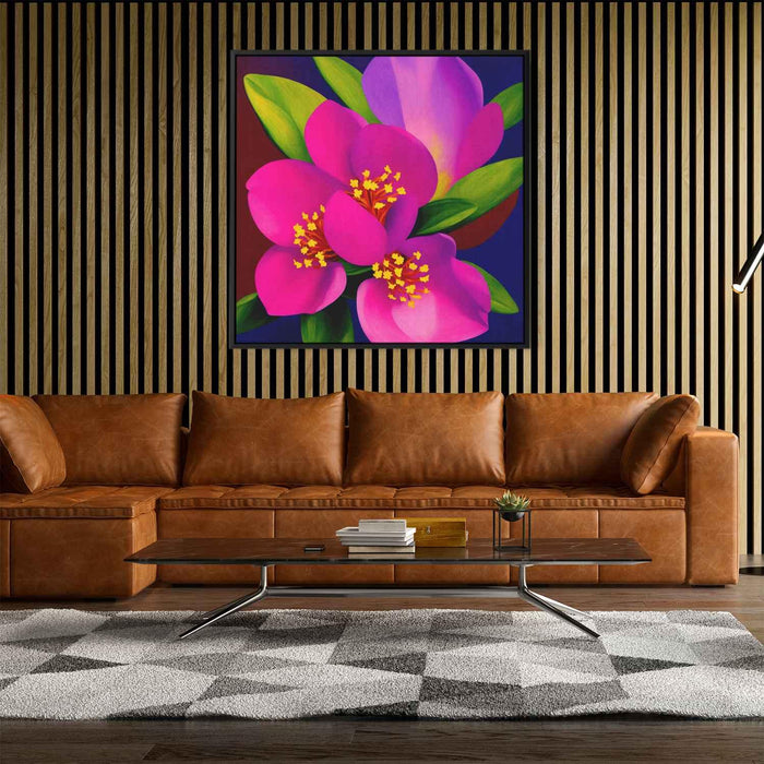 Cubist Oil Rhododendron #004 - Kanvah