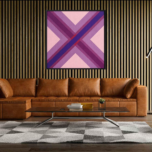 Purple Geometric Abstract #018 - Kanvah