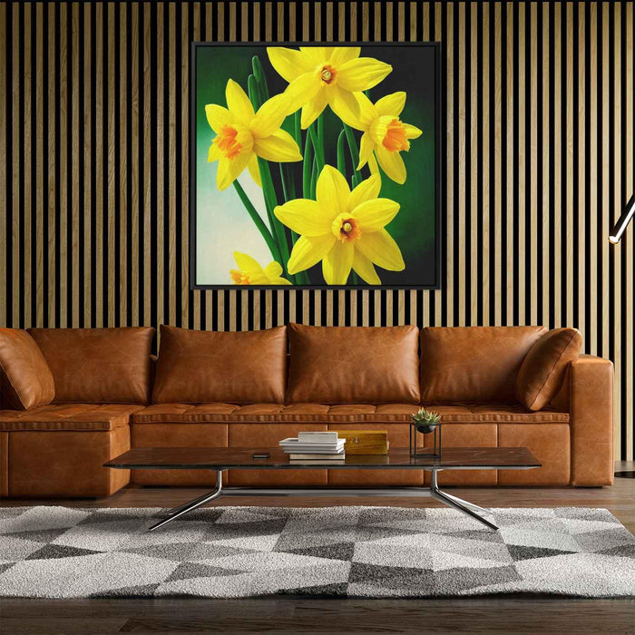 Realistic Oil Daffodils #002 - Kanvah