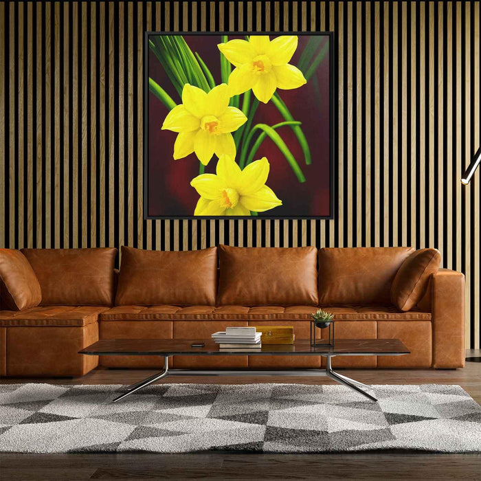 Realistic Oil Daffodils #004 - Kanvah