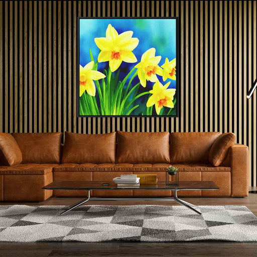 Watercolor Daffodils #009 - Kanvah