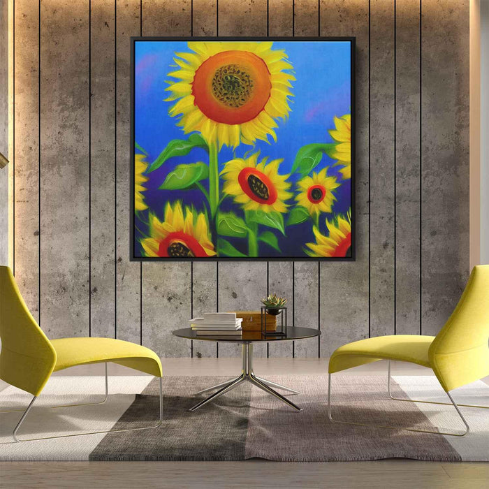 Abstract Sunflower #004 - Kanvah