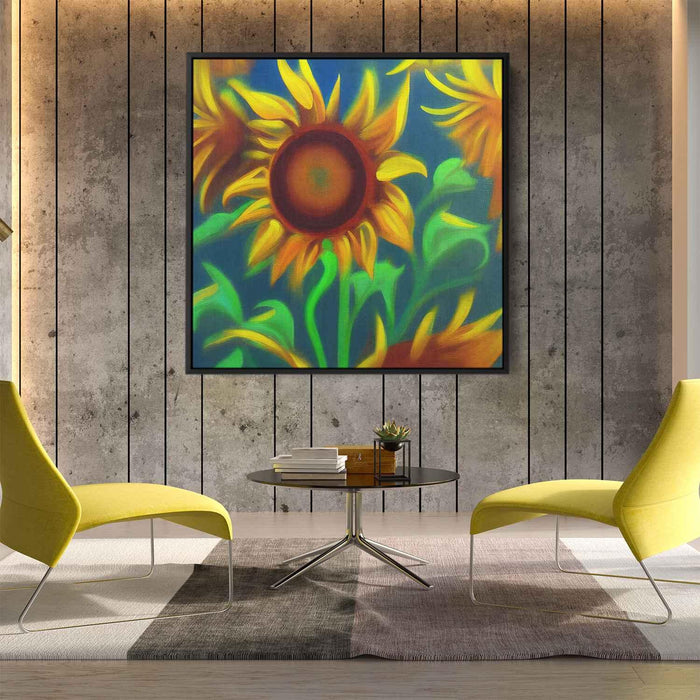Abstract Sunflower #006 - Kanvah