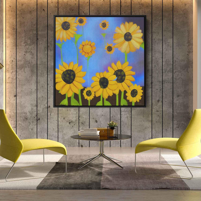 Abstract Sunflower #016 - Kanvah