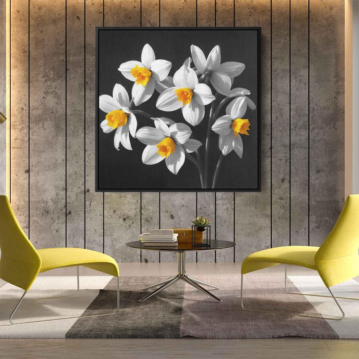 Charcoal Daffodils #006 - Kanvah