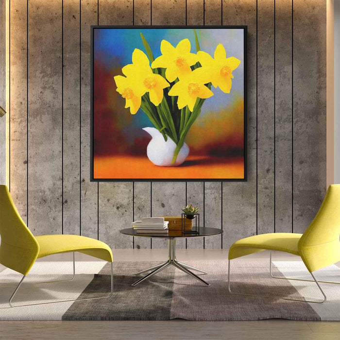 Contemporary Oil Daffodils #004 - Kanvah