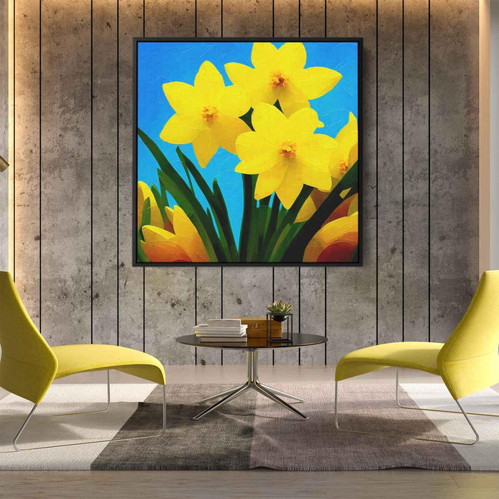 Contemporary Oil Daffodils #006 - Kanvah