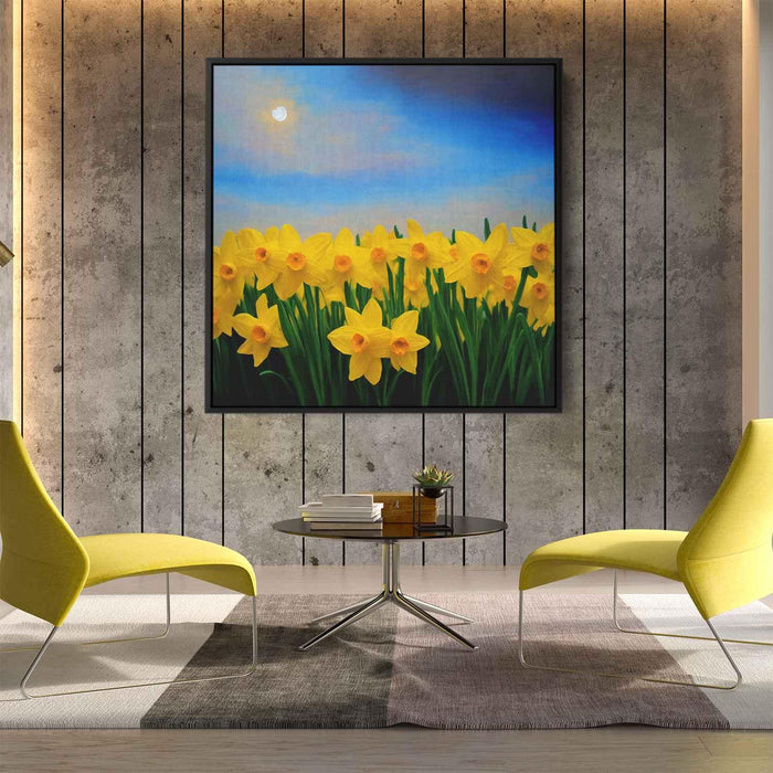 Daffodils Oil Painting #006 - Kanvah