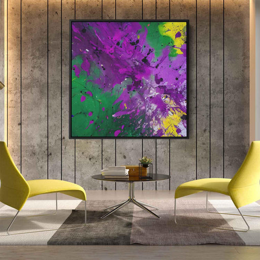 Purple Abstract Splatter #012 - Kanvah