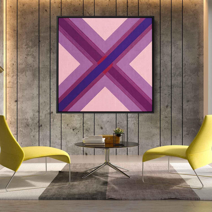 Purple Geometric Abstract #018 - Kanvah