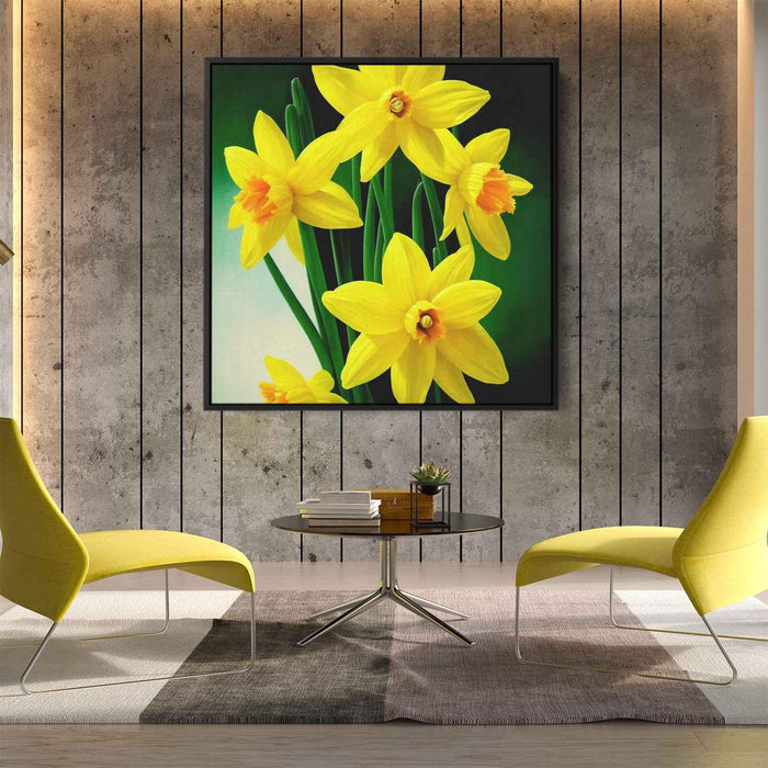 Realistic Oil Daffodils #002 - Kanvah