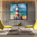 Watercolor Lighthouse #006 - Kanvah