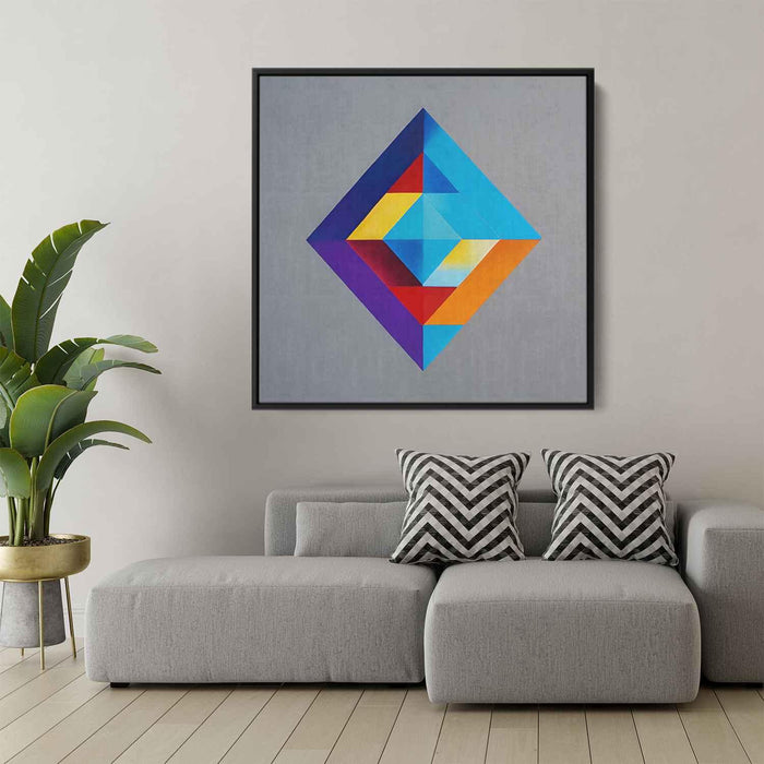 Abstract Geometric Triangles #010 - Kanvah