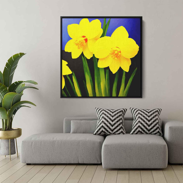 Abstract Daffodils #002 - Kanvah