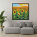 Abstract Sunflower #012 - Kanvah