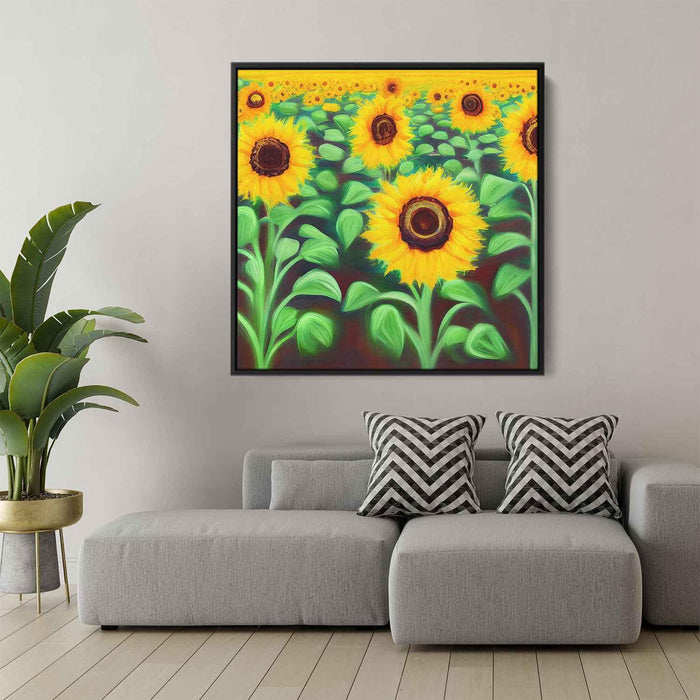 Abstract Sunflower #020 - Kanvah