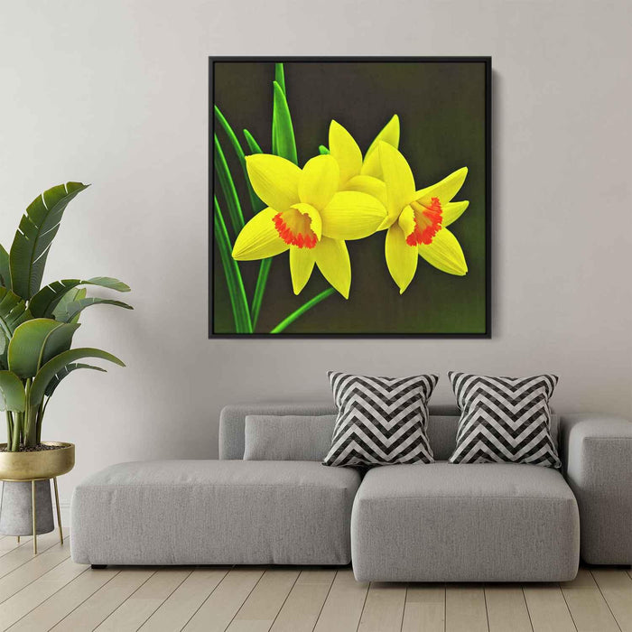 Pencil Drawing Daffodils #004 - Kanvah