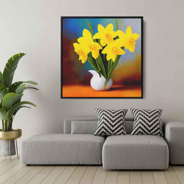 Contemporary Oil Daffodils #004 - Kanvah