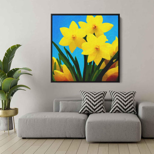 Contemporary Oil Daffodils #006 - Kanvah