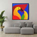 Cubist Oil Birds of Paradise #006 - Kanvah