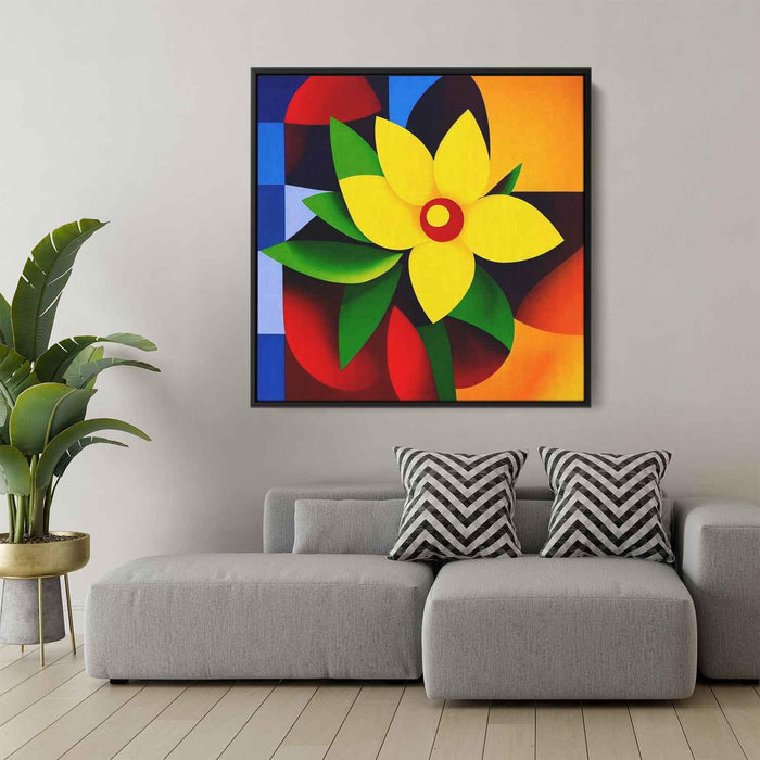 Cubist Oil Daffodils #006 - Kanvah