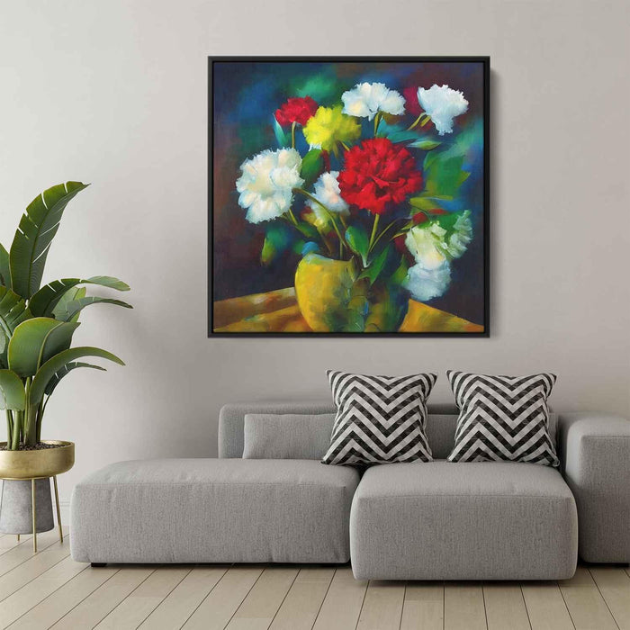 Cubist Painting Carnations #006 - Kanvah